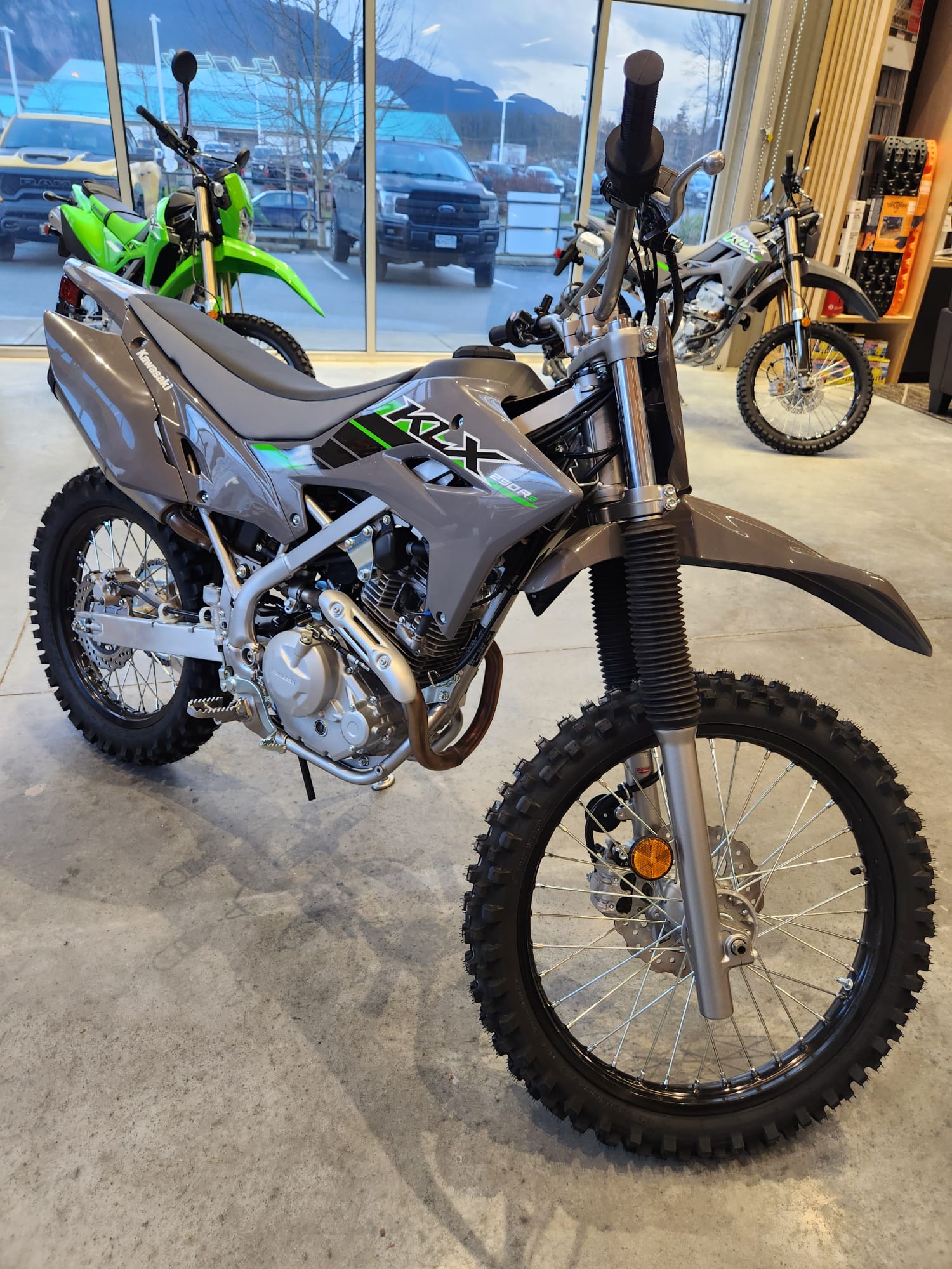 Kawasaki KLX230R S | Battle Grey - Squamish Motorsports Marine & RV Kawasaki KLX230R S | Battle Grey - Squamish Motorsports Marine & RV