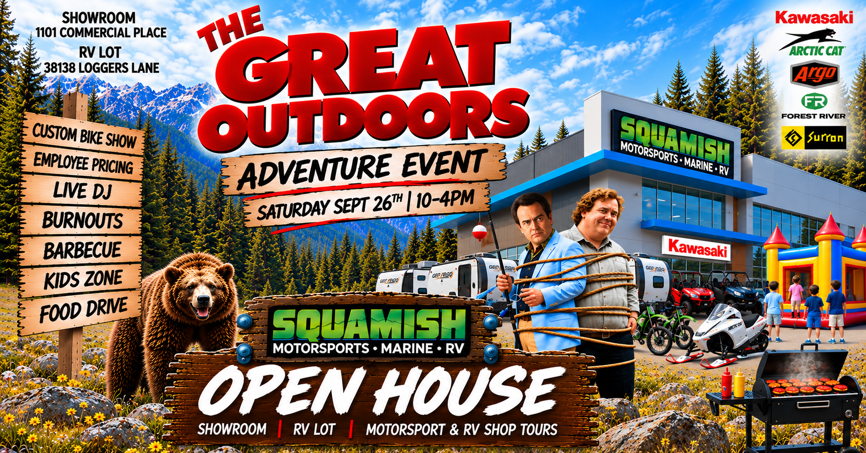 THE GREAT OUTDOORS ADVENTURE EVENT